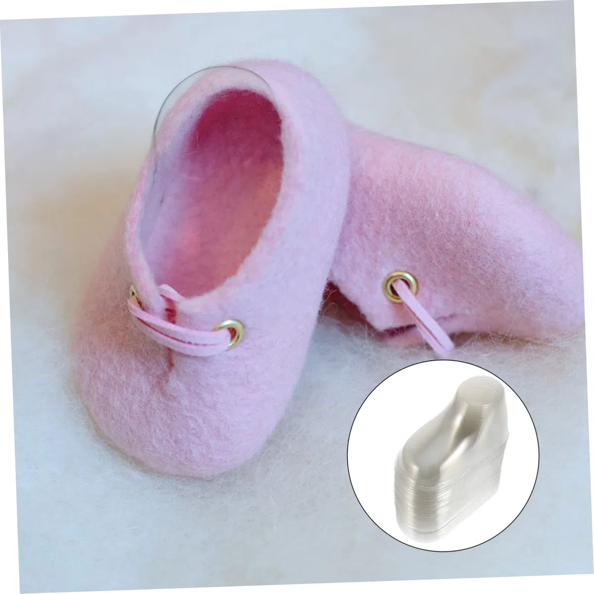 ABOOFAN Transparenter Schuhhalter Babyfüße Aus Robustem Pvc Babyschuh Displayständer Für Kleinkinderschuhe Leichter Stabiler Socken Und Schuhpräsentationsständer