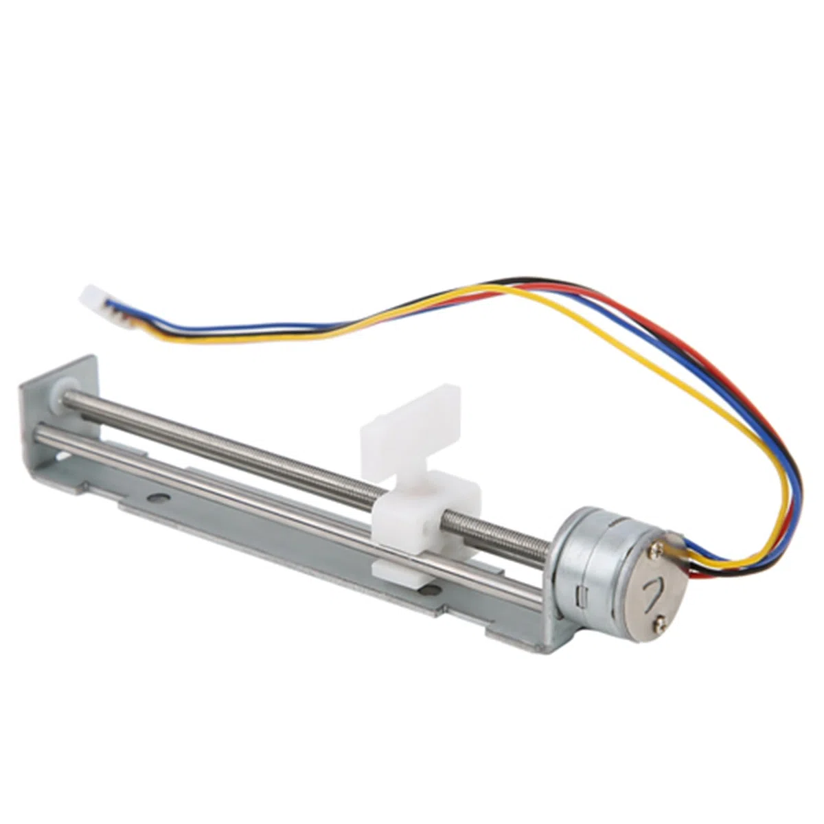 Linearantrieb, 4-9 V 2-Phasen-4-Draht-Linear-Schrittmotor-Schraubenschiebetisch, Präzise Bewegung für Heimwerkerprojekte und Messgeräte