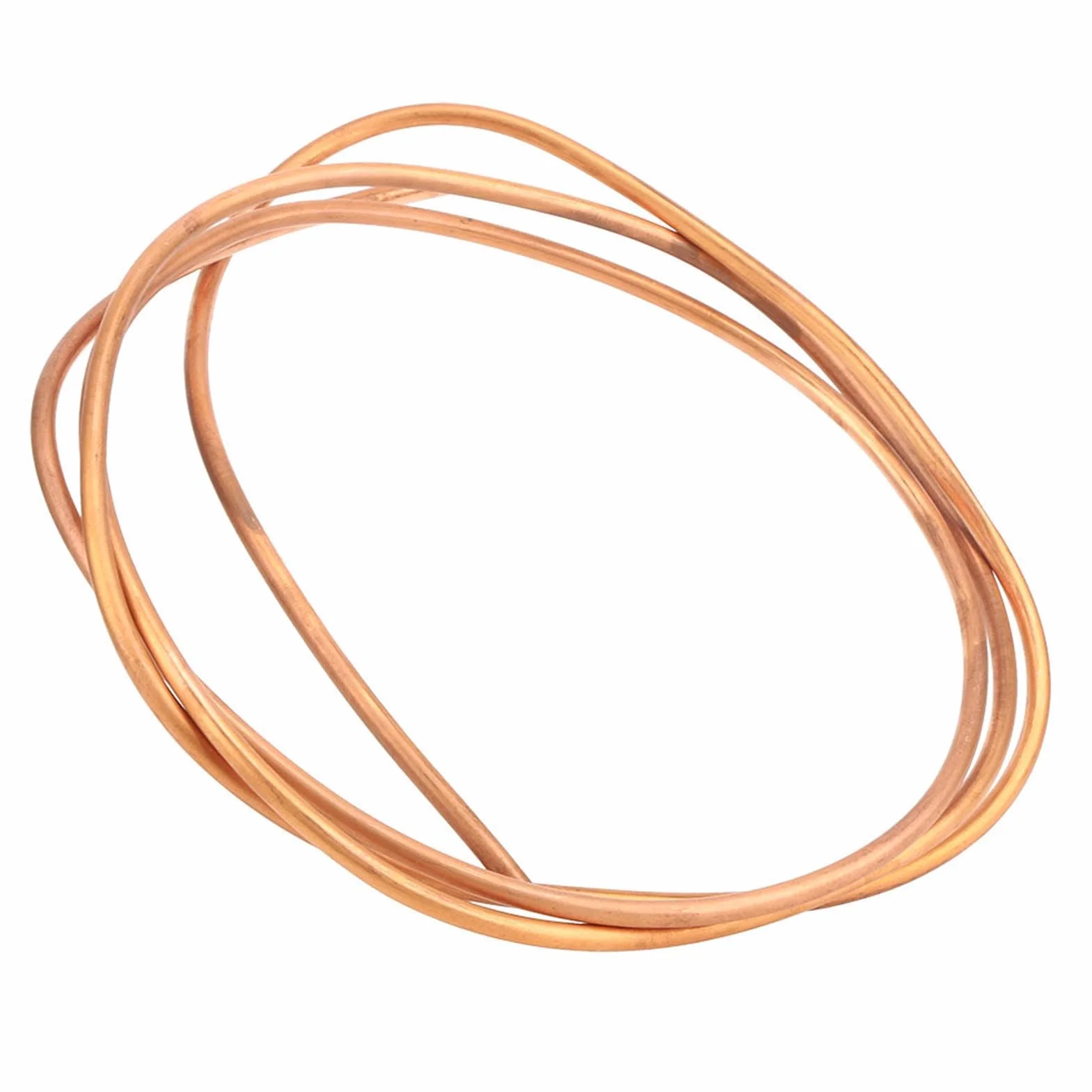 2 Meter Kupferrohr Weichkupferrohr C1100 T2 6mm Außendurchmesser 5mm Innendurchmesser für Kühlschrank Gefrierschrank Klimaanlage