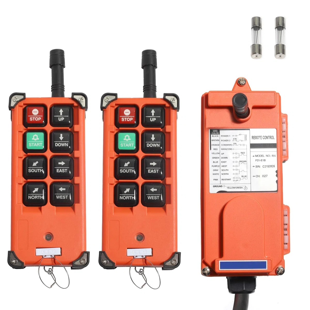 Drahtlose Kran Fernbedienung Industrielle Hebezeug 12V 8 Kanal