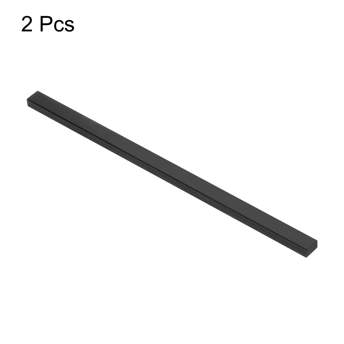 QUARKZMAN 2 Stück Kohlefaserstreifen 6x10mm 200mm Länge Pultrudierte Flache Kohlefaserstäbe für Drachen, RC-Flugzeug