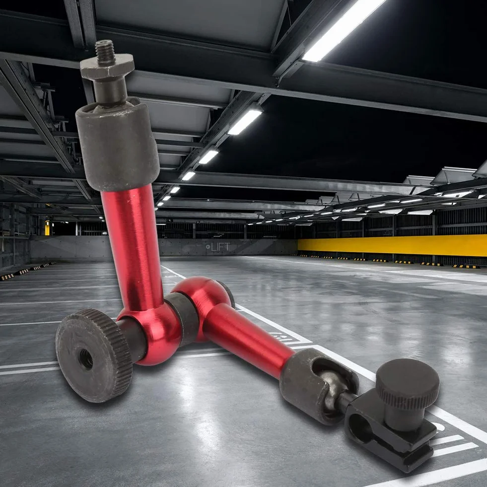 Messuhrständer, einstellbarer universeller Messuhrhalter für digitale Messuhr, magnetischer Metallfußhalter