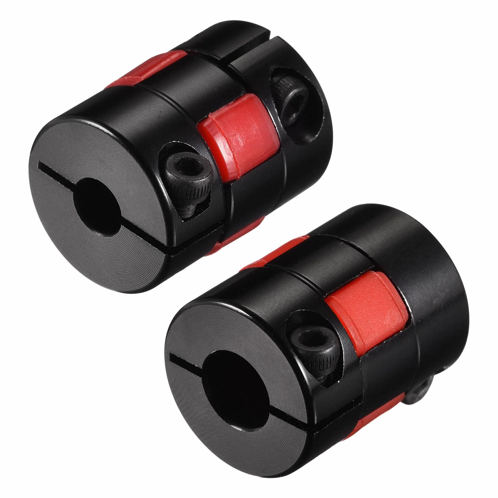 sourcing map 2Stk Wellenkupplung 5mm zu 8mm Bohrung L25xD20 Aluminiumlegierung Flexibel Kupplungsgelenk für Servo Schrittmotor