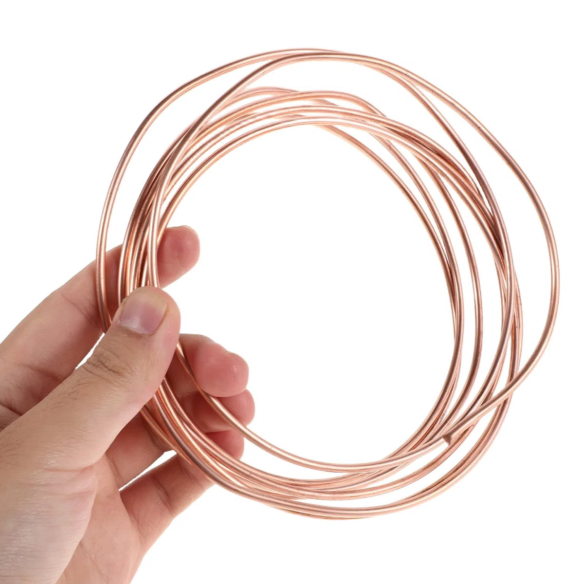 Kupferrohr Weichkupferspule 1,6mm Außendurchmesser X 0,6mm Innendurchmesser 5 Meter Flexible Kupferschlauchrolle für Hvac Systeme und Kühlschränke mit Hoher
