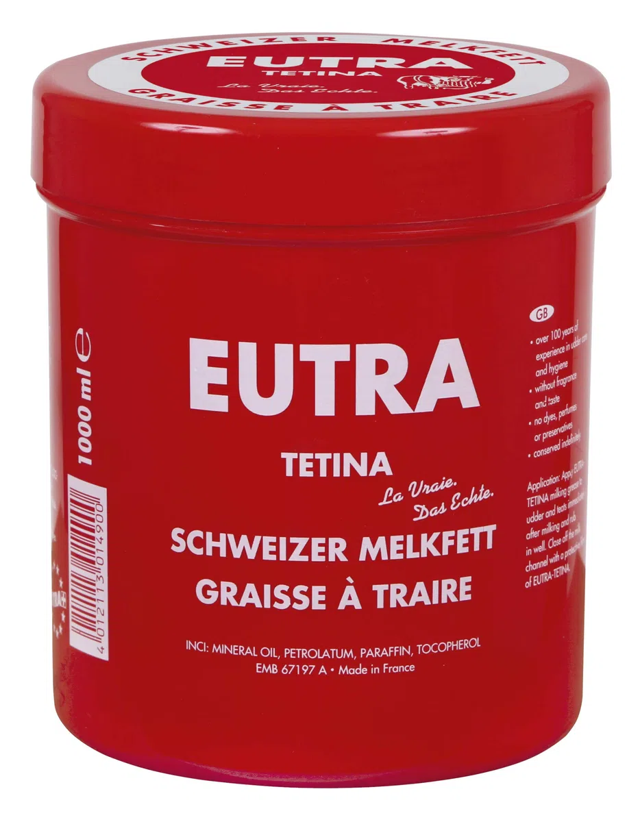 Eutra Melkfett, Hautpflege, 1000 ml/Dose, Tier, Mensch, feuchtigkeitsspendend, natürliche Pflege