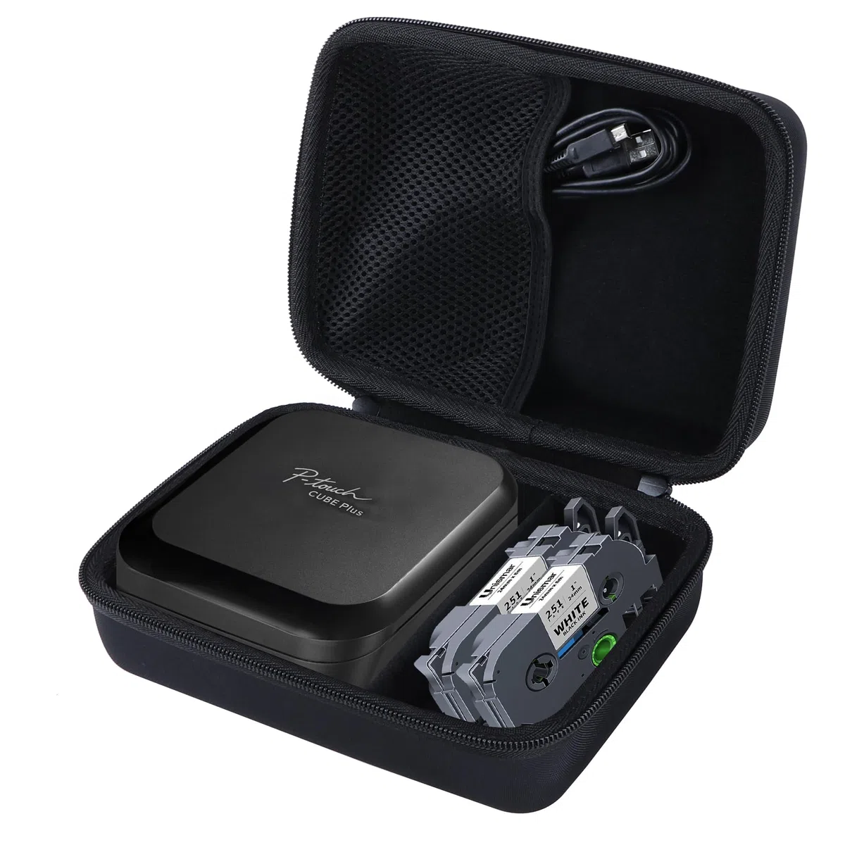 Hart Schutzhülle kompatibel mit Brother P-Touch Cube Plus PT-P710BT Beschriftungsgerät