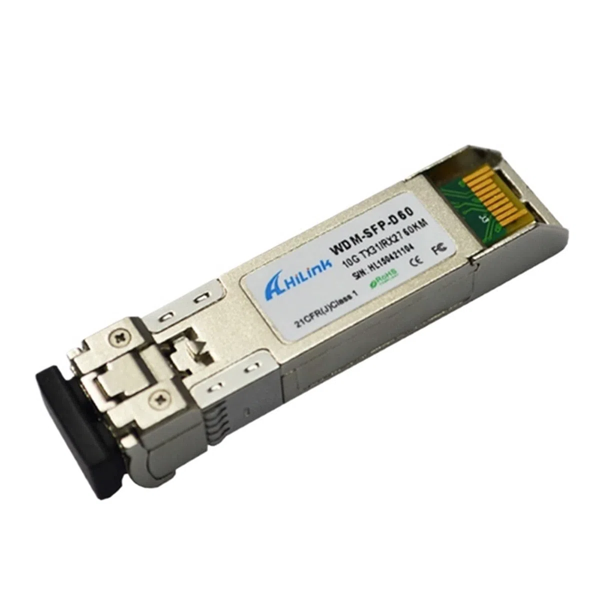 Kompatibles Modul 10G WDM SFP 60Km 1270/1330nm Dom LC