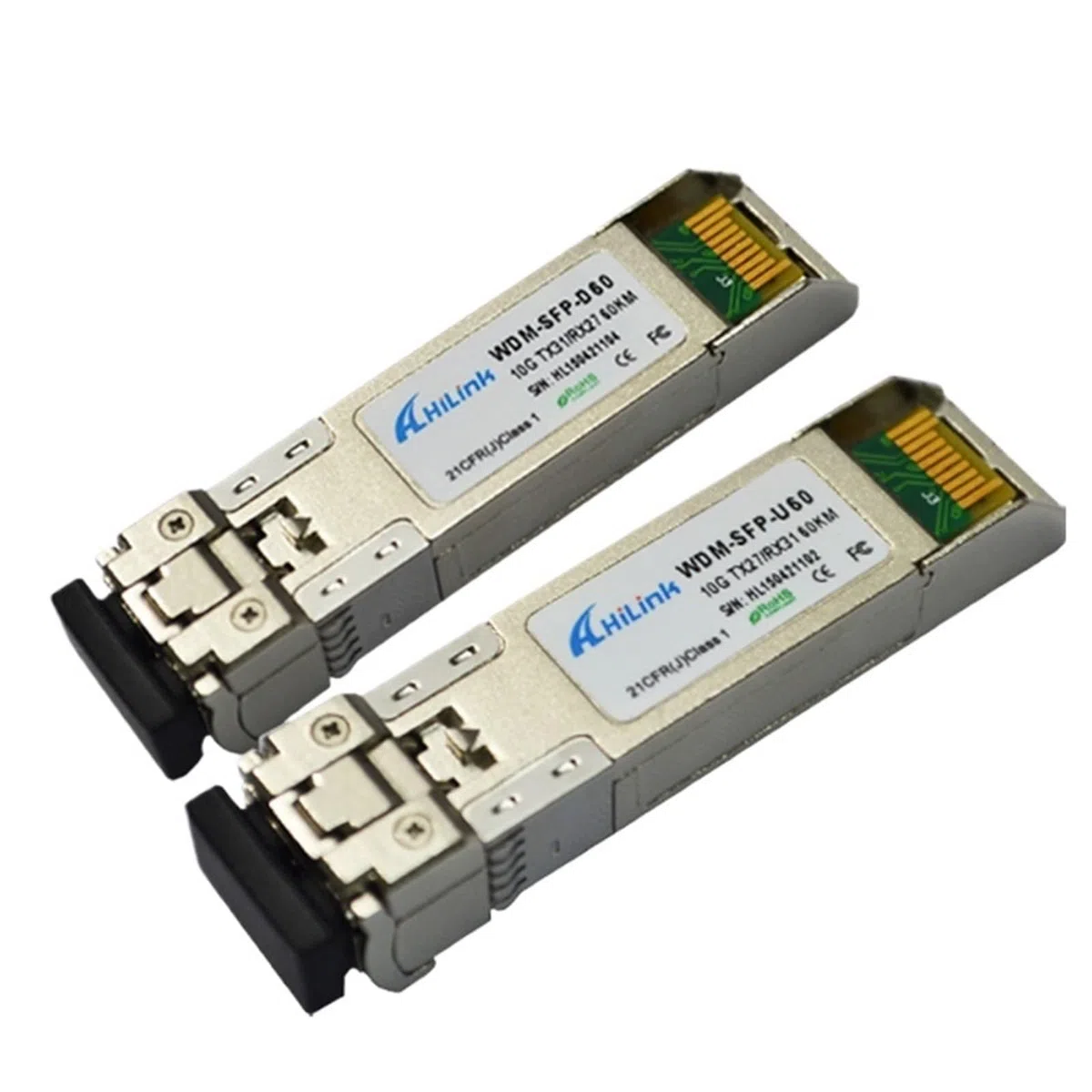 Kompatibles Modul 10G WDM SFP 60Km 1270/1330nm Dom LC