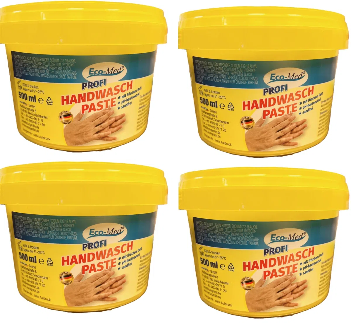 Profi Handwaschpaste 4 x 500ml