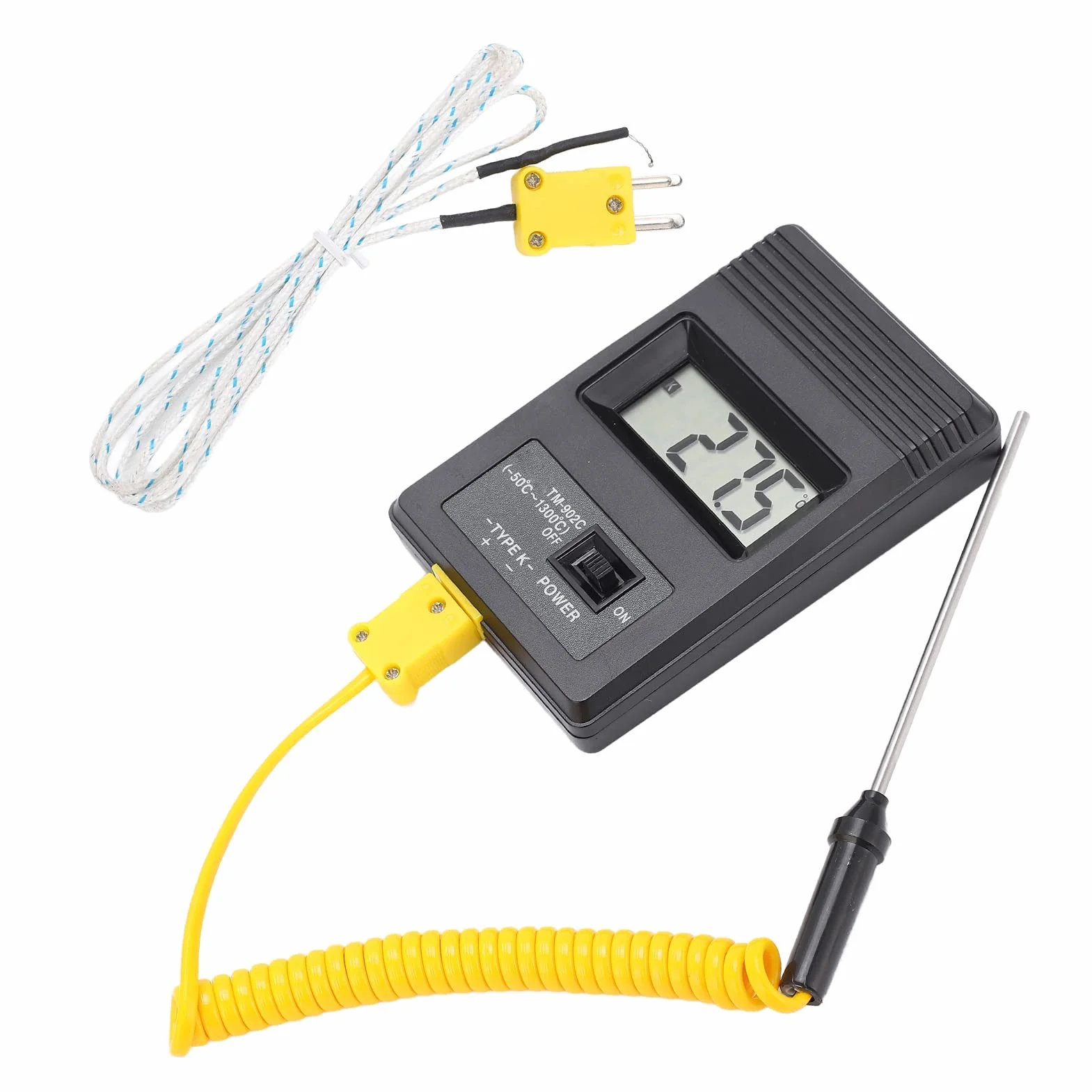 Tm 902c Thermoelement-Thermometer, Thermoelementdraht | K-Typ, digitaler Thermometer-Sensor, LCD, industrielle Flüssigkristallanzeige, tragbare Temperaturmessgerät-Sonde