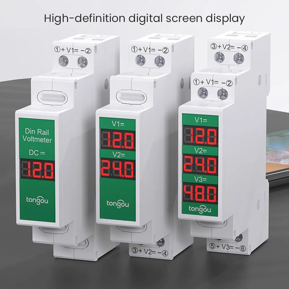 Tovme 2D DC Voltmeter DC11V 310V Digital Display LED Smart Mess (Tovme-1d)