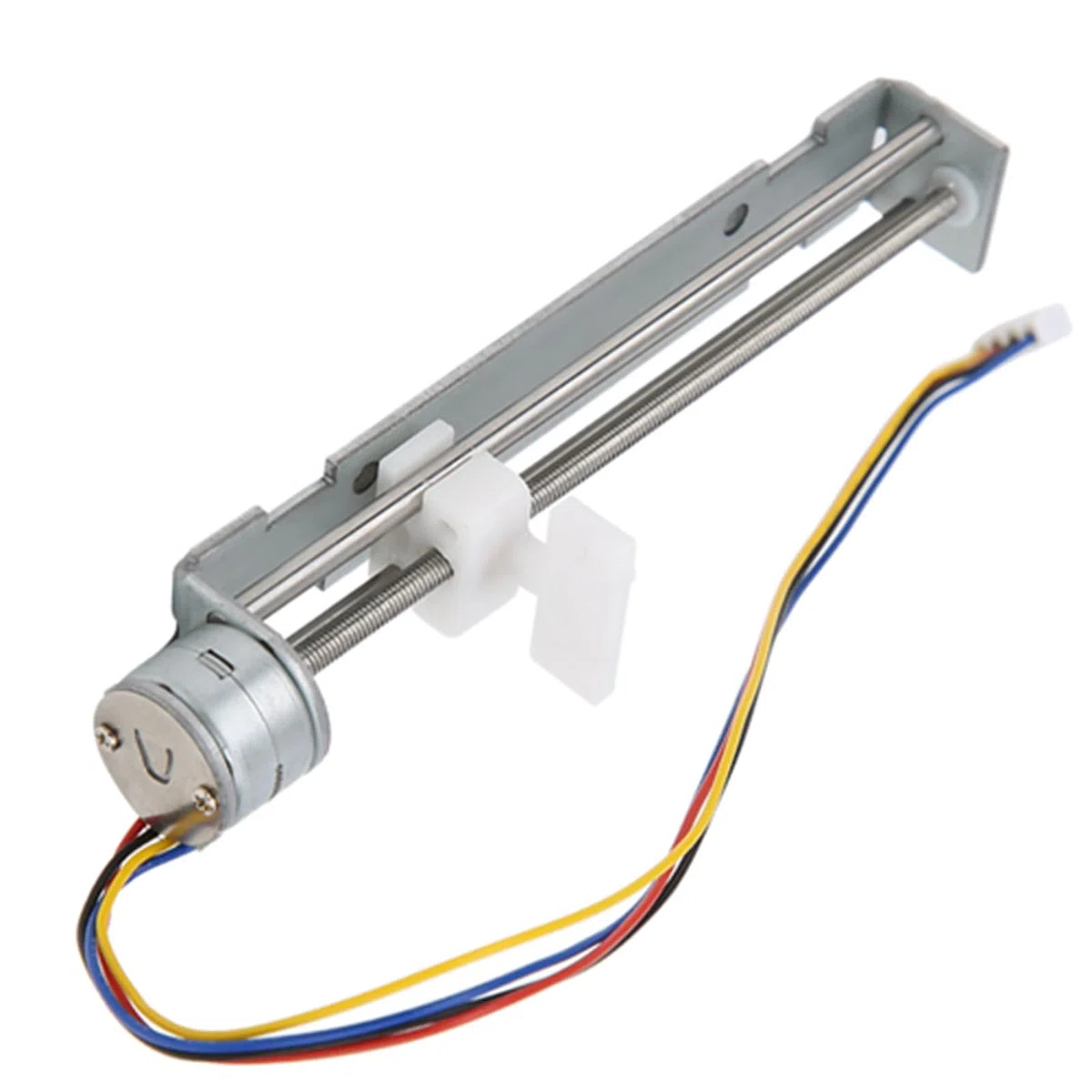 Linearantrieb, 4-9 V 2-Phasen-4-Draht-Linear-Schrittmotor-Schraubenschiebetisch, Präzise Bewegung für Heimwerkerprojekte und Messgeräte