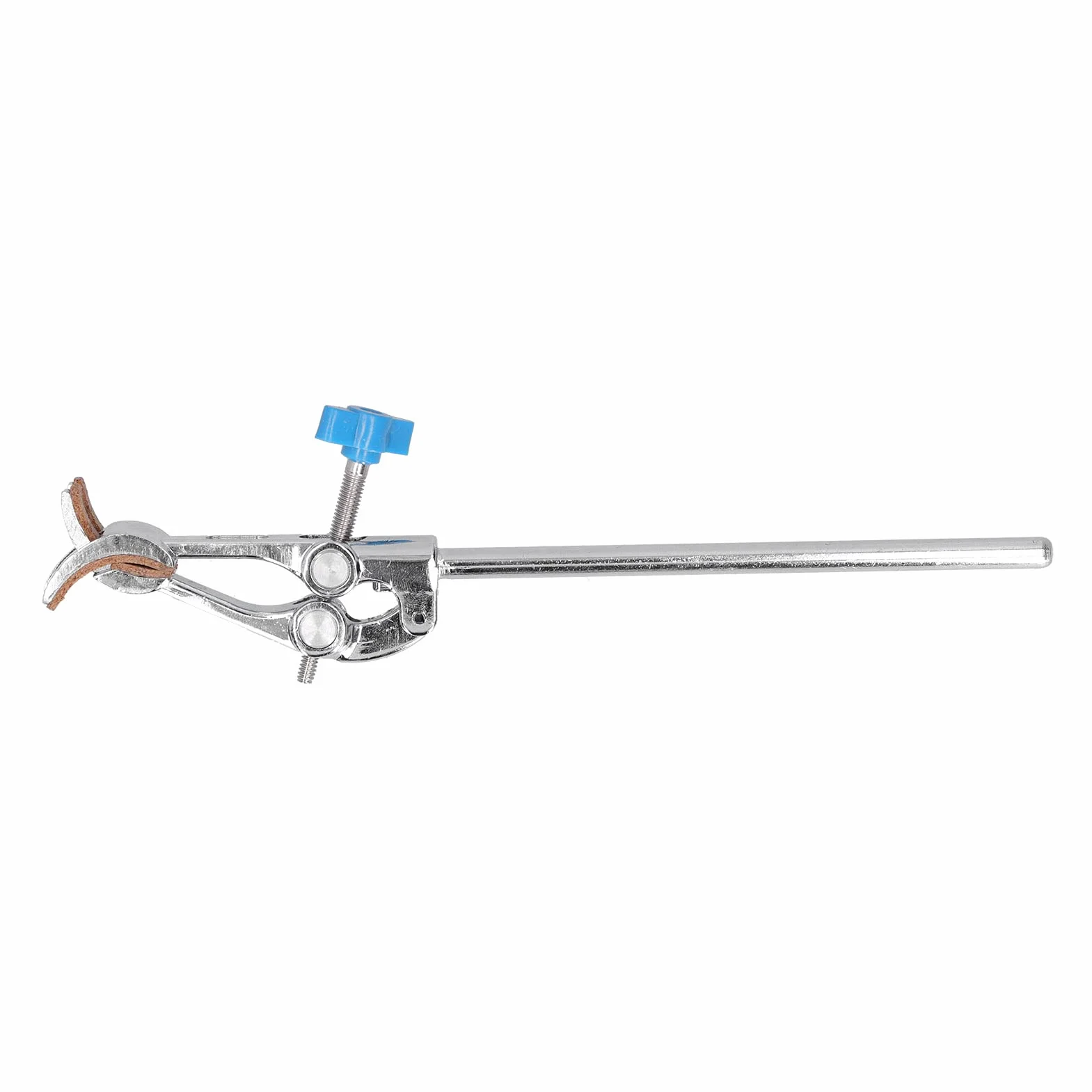 Laborklemme 4-Zinken Kolbenbecherhalter mit Korkauskleidung für Schutz, 250mm Länge