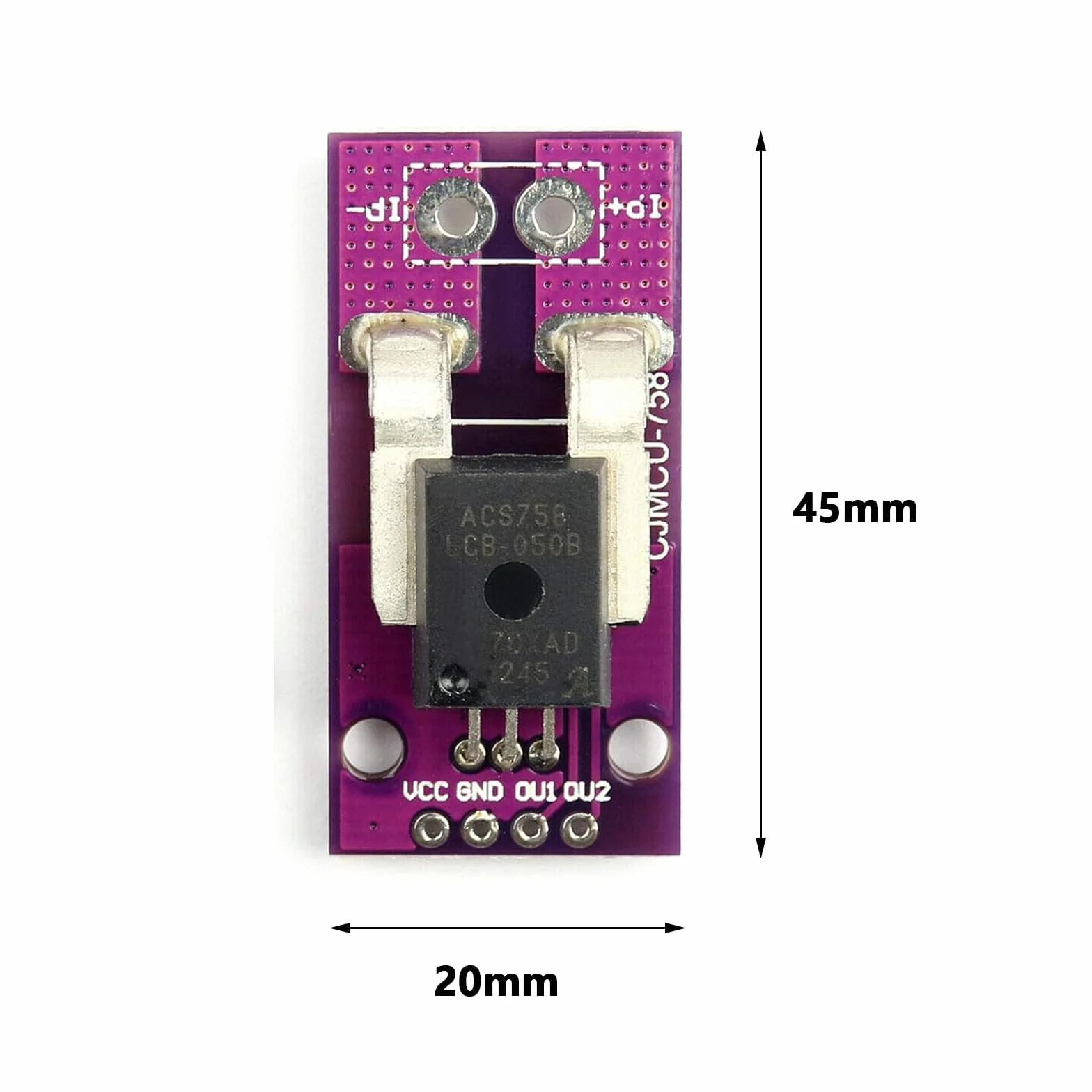 3 Stück ACS758LCB-050B-PFF-T Linearer Stromsensor,Hall Strom DIY Modul (3)