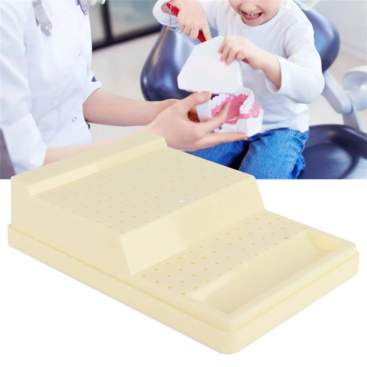 Dental Bohrer, 168 Löcher Dental Bohrer Halter Dental Bohrer Ständer Organizer Container Dental Zubehör