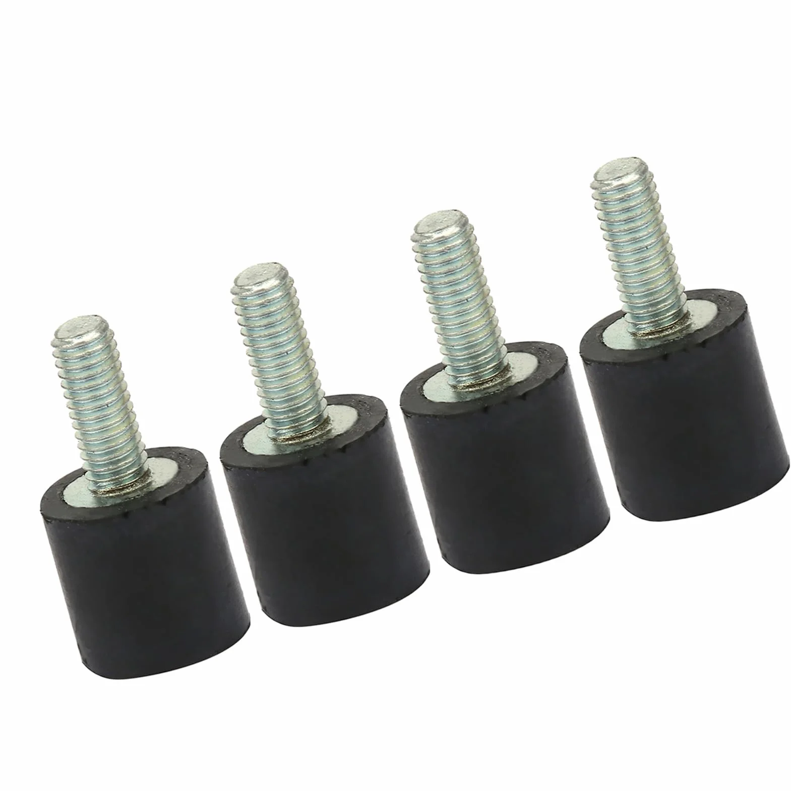Gummidämpfer, 4 Stück Gummi-Lagerhalterungen mit M3/M5/M6 Bolzen - Stoßdämpfer für Vibrationsschutz