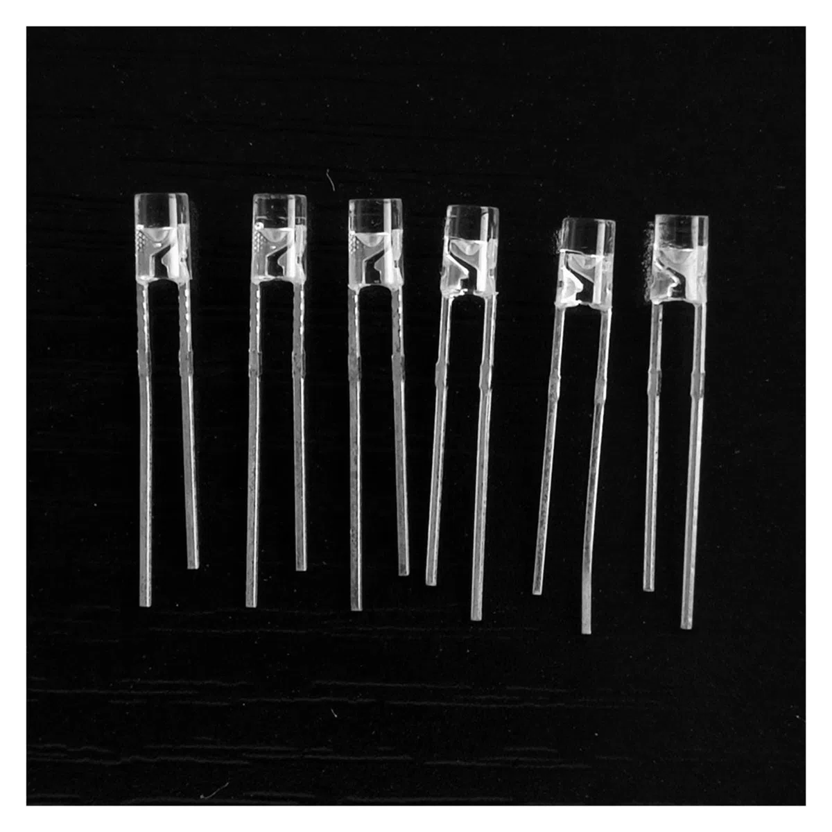 Diode 1000 Stück, 3-mm-LED mit Flacher Linse, SLR3002, ultrahelle Rotlicht-LED, Leuchtdiode, 621 nm