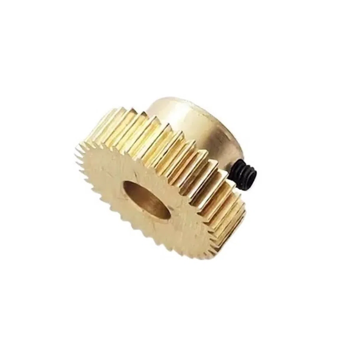 GTPBAO 1 stücke Kupfer 0,5 Modul 78 Zähne Stirnradgetriebe 0,5 M 78 T Messing Zylinderrad 40mm Durchmesser Gerade Zähne Ritzel 20mm Schritt Wellenteile(6MM BORE)
