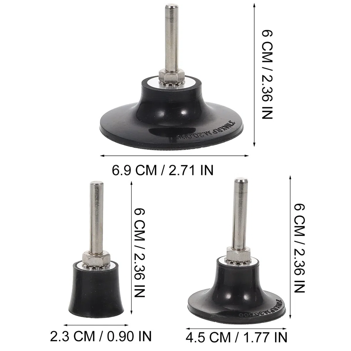 Scheibenhalter Schleifteller zur Oberflächenvorbereitung 225mm mit Rolle Lock aus Aluminium und Gummi Langlebig und Bruchfest für Winkelschleifer und Bohrmaschine