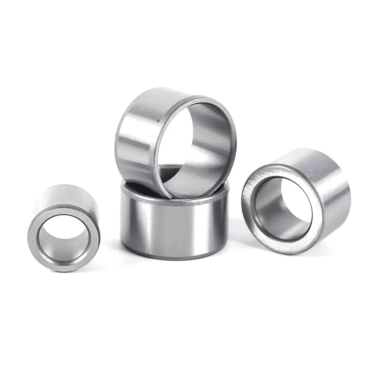 Lagerstahlhülse, Innendurchmesser 12 mm, Außendurchmesser 14 mm, Höhe 8 mm, Hohlbuchse ohne Gewinde, verschleißfeste Wellenführungshülse,1 Stück