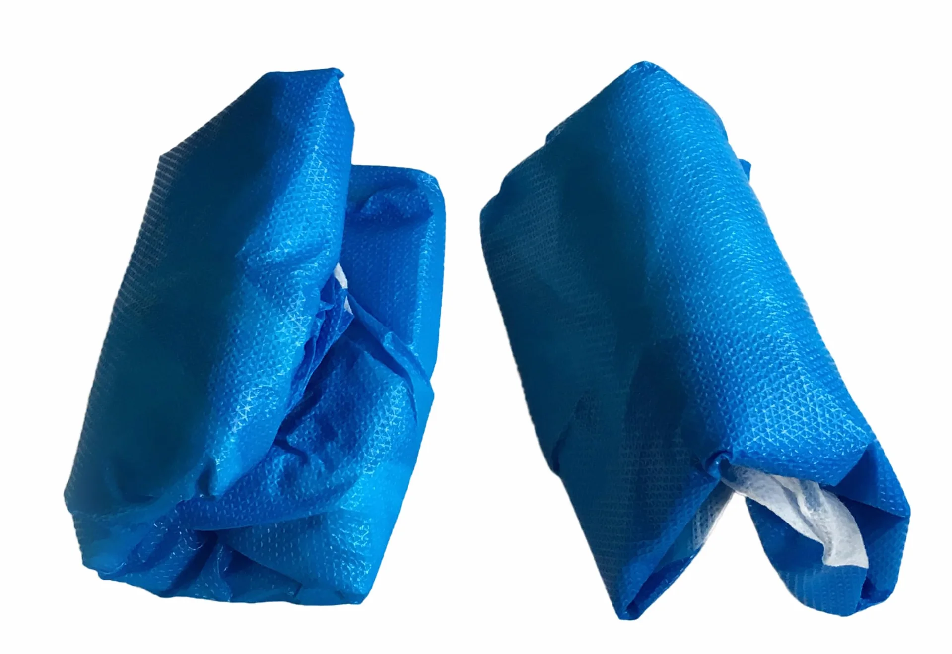 TIGA-MED Überschuhe 9,2 g extra stark | Einweg Schuhüberzieher aus CPE mit Vliesverstärkung | Extrem reißfest, rutschhemmend & wasserdicht | Blau | für Klinik, Industrie & Handwerk (50)