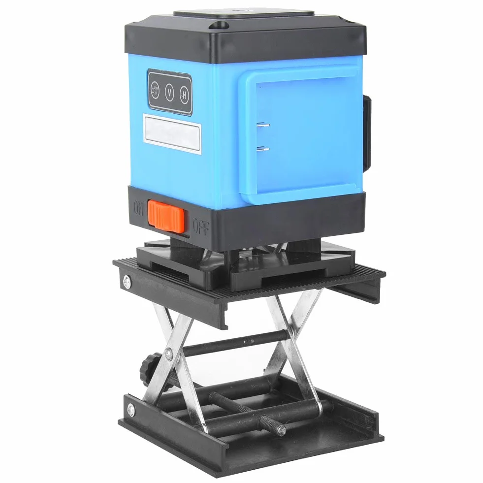 Akozon Lab Jack Stand Tischlift Latory Lift Aluminiumoxid Lab Stand Lifter Wissenschaftliche Scherenhubplattform 90 x 90 mm