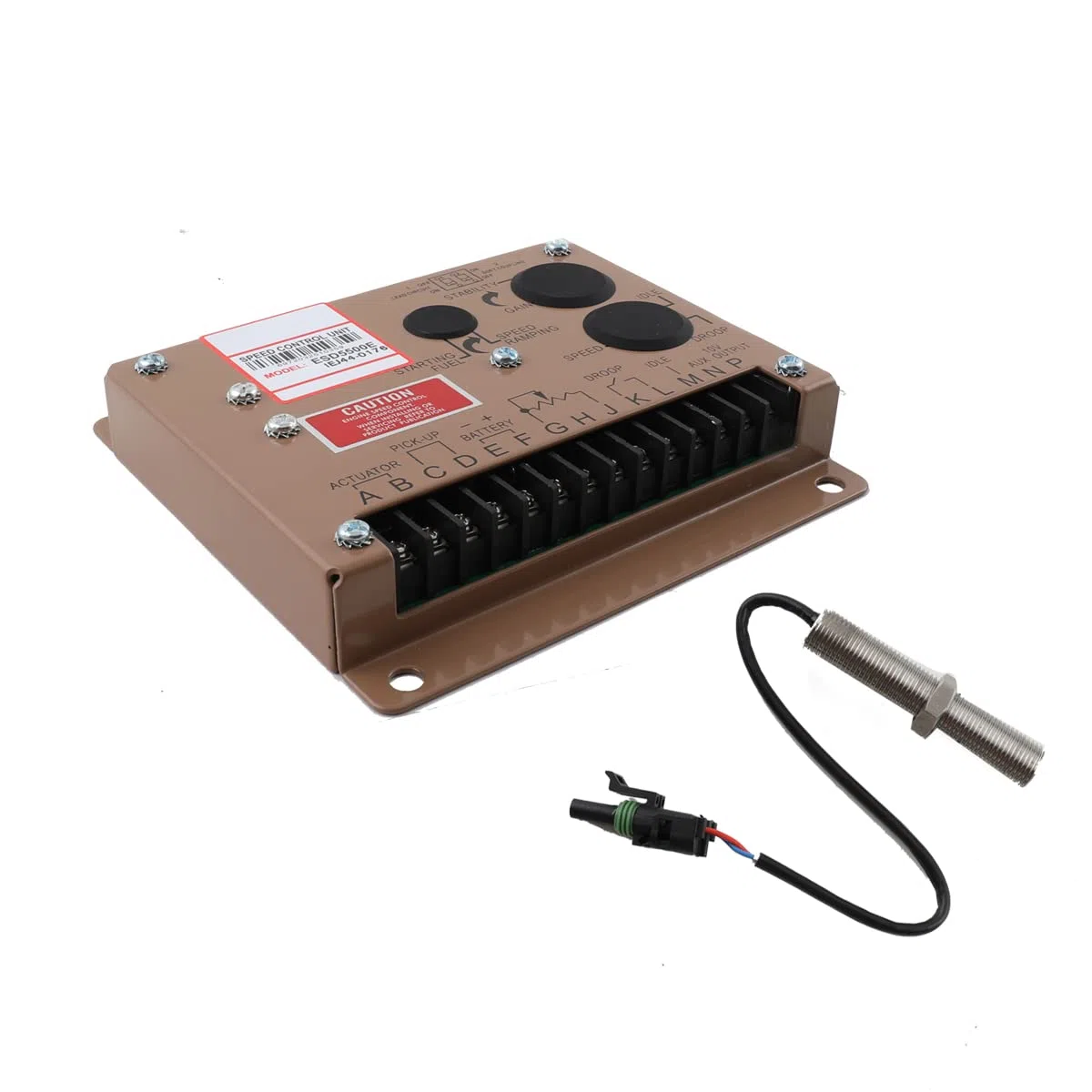 Heavy Duty Diesel Generator ADC120 Stellantrieb Actuator 12V + Regler ESD5500E Speed Controller + magnetischer Tonabnehmersensor MPU 3034572 für Generator 1 Satz Stellantrieb ADC120-12