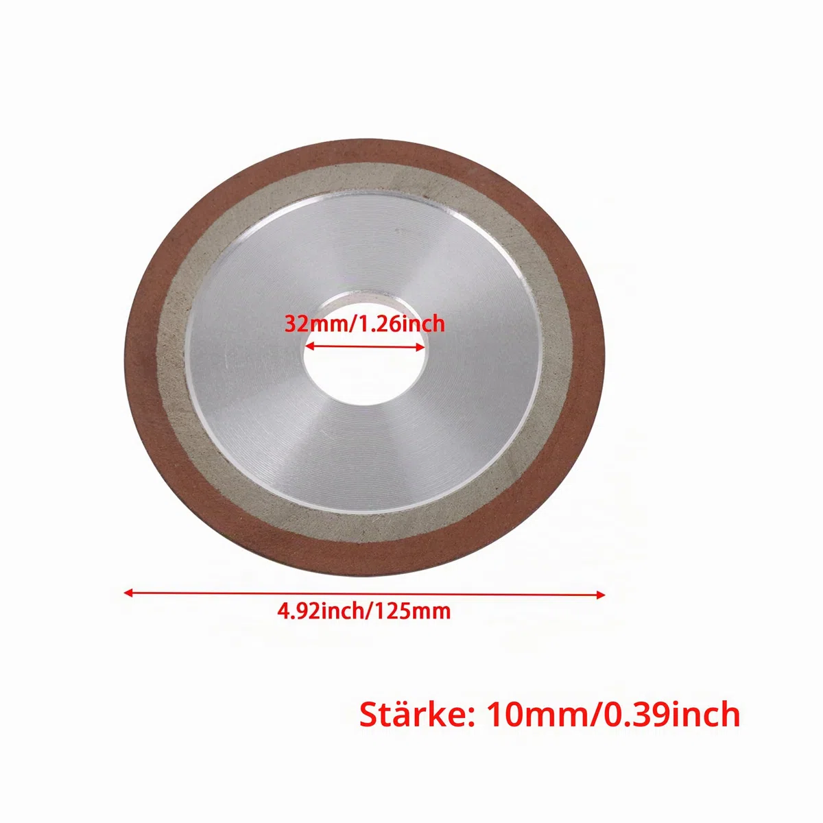 Schleifscheibe, 125 mm Außendurchmesser, 150#, 2 Stück