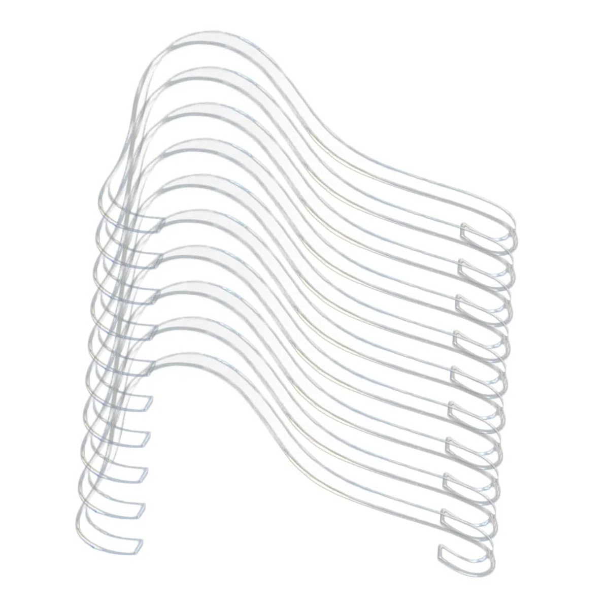 Cabilock 10 Stück Packung Stapelbare Transparente Acryl Schuhhalter für Sandalen und Sneaker zur Schuhaufbewahrung und Präsentation im Regal und Schrank