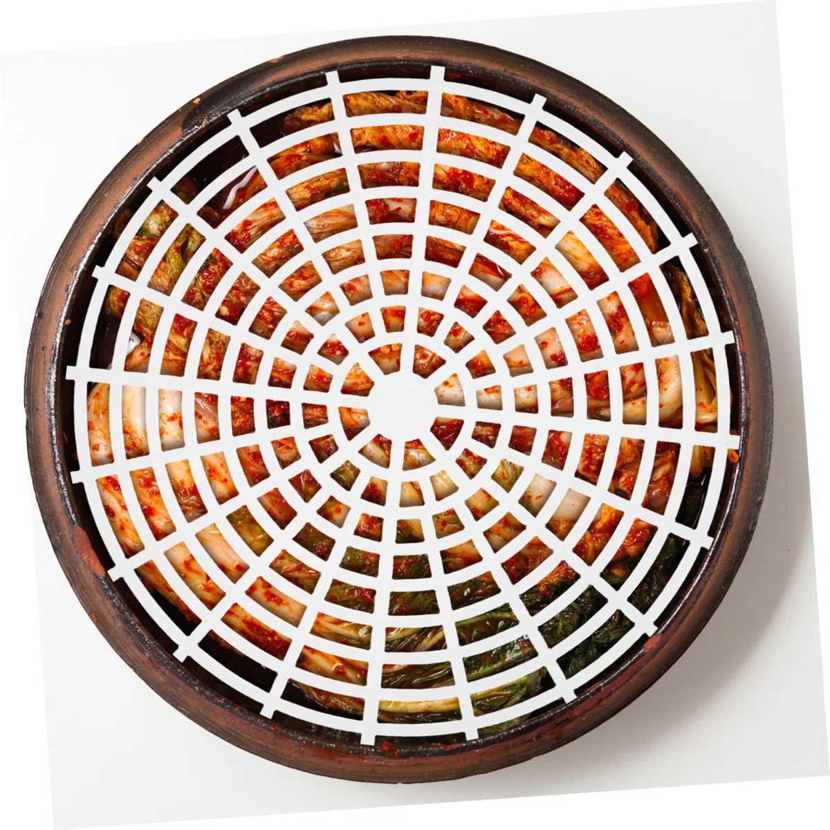 STOBAZA 4 Stück Gärglas Siebpressen Aus Kunststoff 22cm 17cm Pressplatten Für Fermentation Und Einlegen Von Gemüse Einmachzubehör Für Weithalsgläser