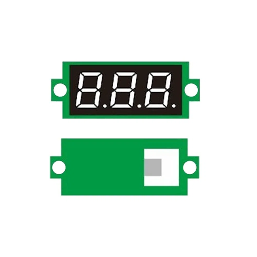 LED-Display Digitales Thermometer Modul, 0,28 Zoll DC 4V-28V Digital-Thermometer mit NTC Wasserdichter Temperaturfühler aus Metall