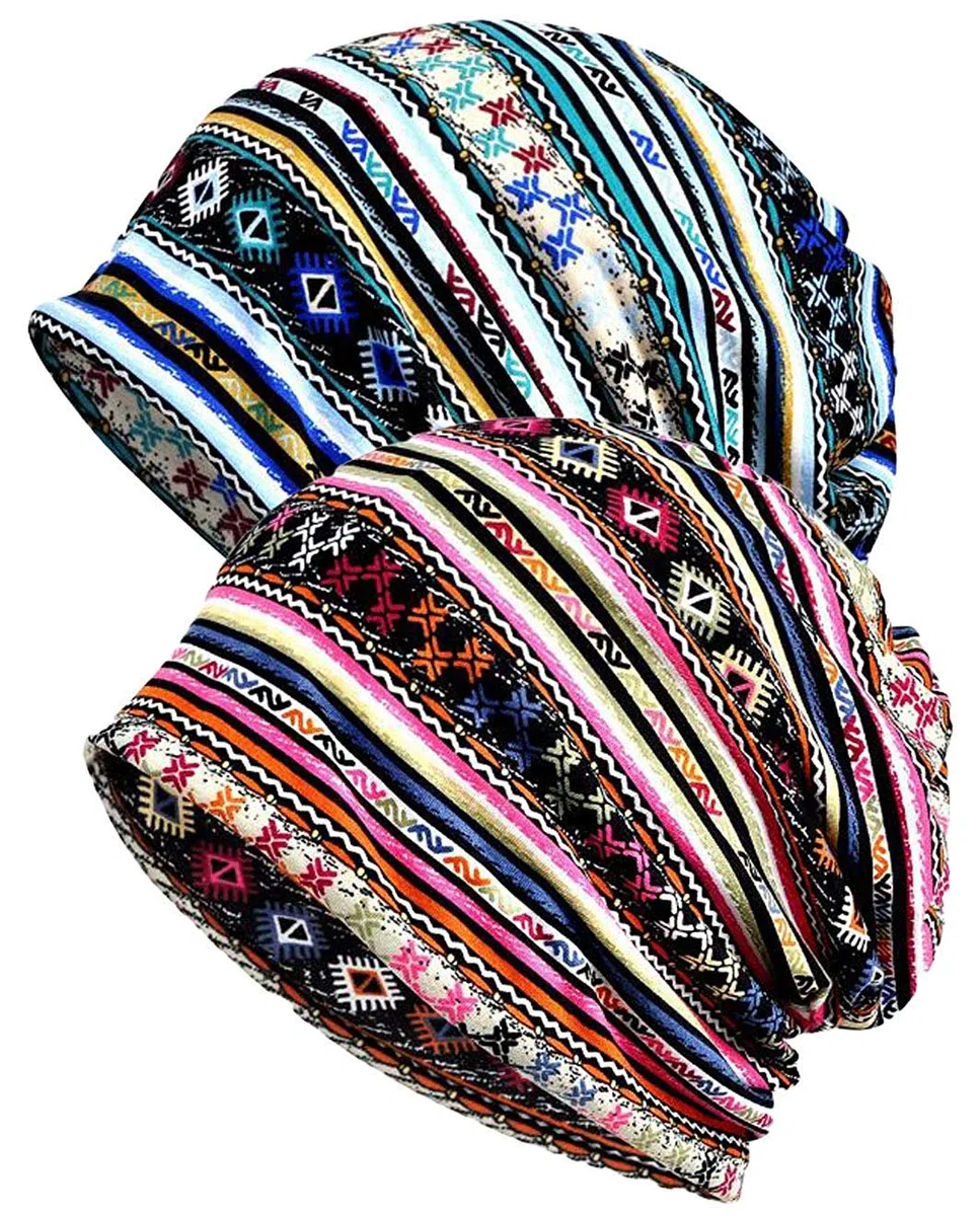 XYIYI Damen Mütze Chemo Hut Slouchy Kopfbedeckungen Kopf Wraps Krebshüte