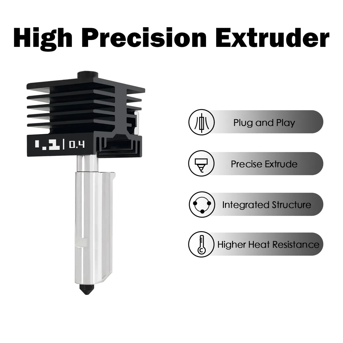 HzdaDeve 2-Pack 0.4MM P2S/X2D/H2D/H2S/H2C Combo Hotend Druck Kopf Hot End Kit Extruder Upgrade Hochtemperatur gehärtete Stahldüse mit 2PCS Silikon Abdeckung Socke für Bambu Lab A1/A1 Mini 3D Drucker