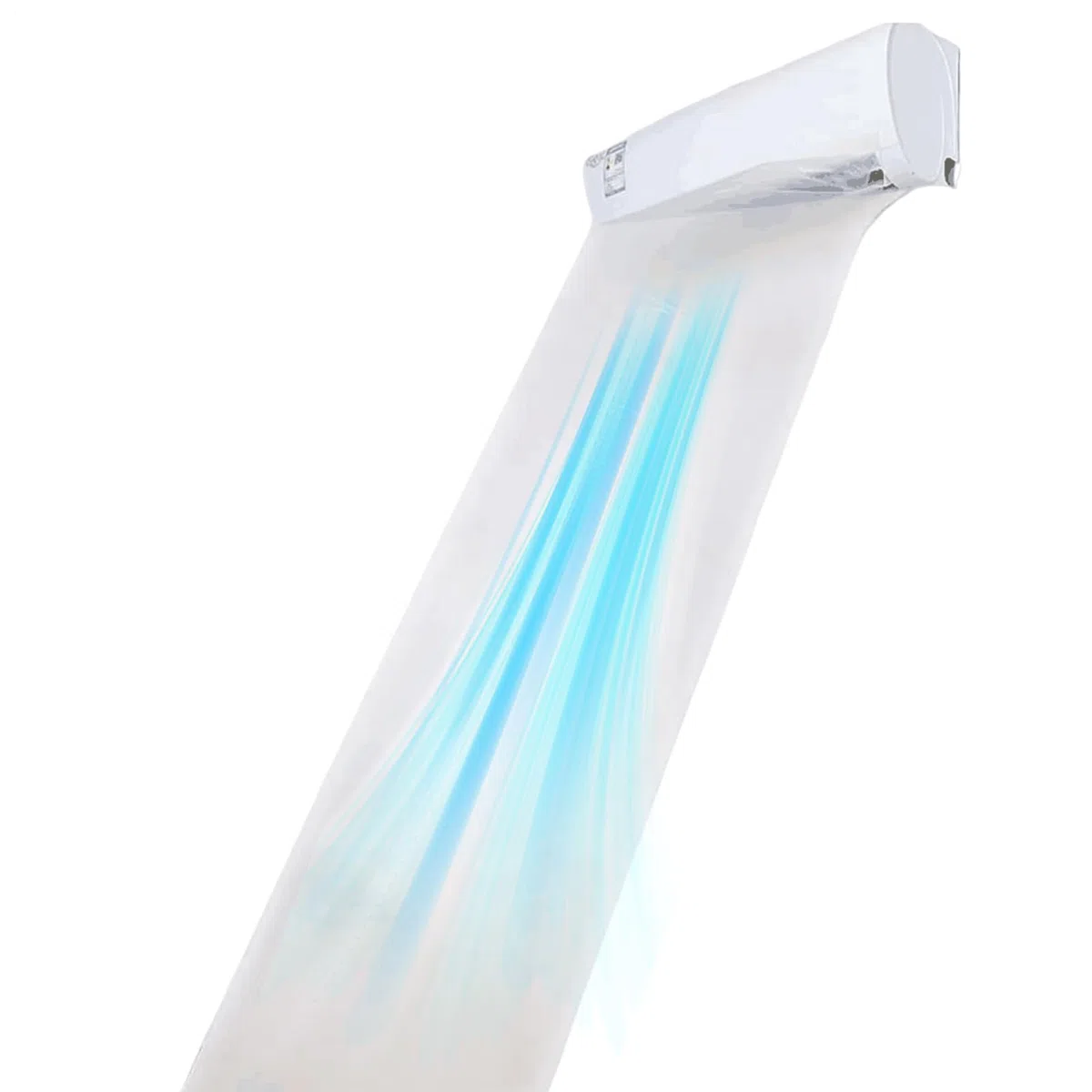AC-Blassack – flexible Klimaanlage, verlängerte Tasche, 16 m, AC-Aufsatz, schneidbar für Schule, Klassenzimmer, Schlafzimmer, Arbeitszimmer, Büro, Hotel, Wohnung