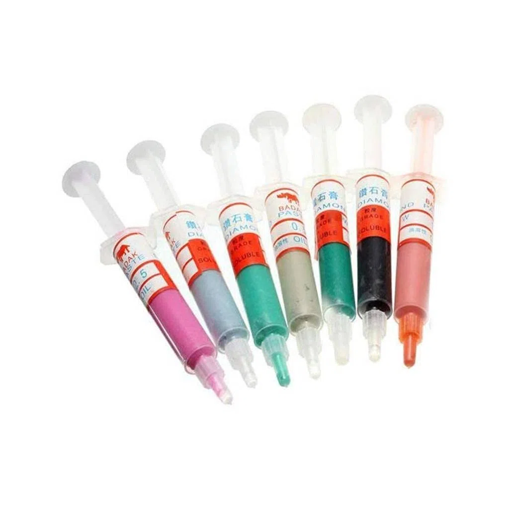 7 Stück 5 Gramm Metall Polierpaste Diamant Lipppaste für Metall Juweliere Polierkörnung 1000# 10000#