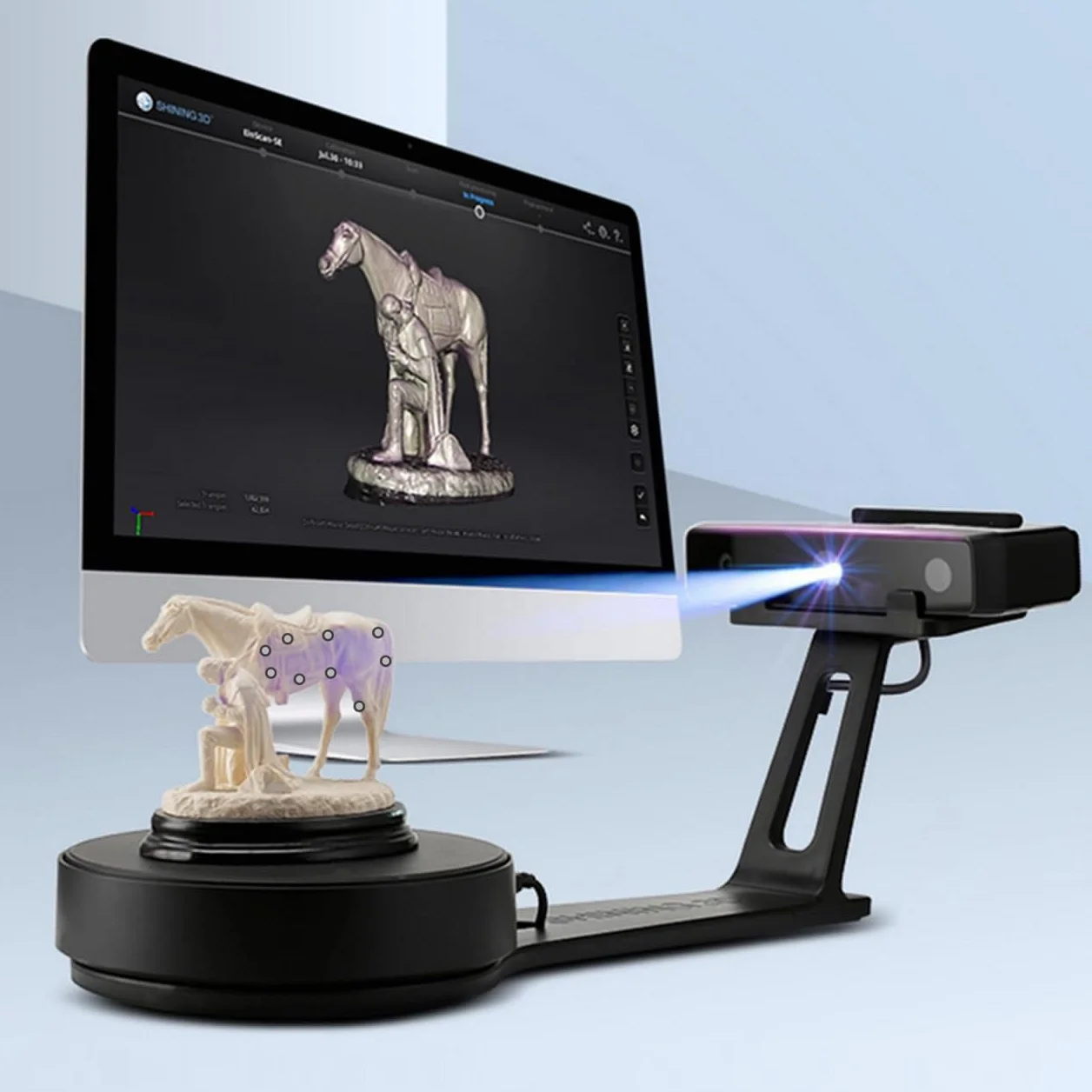 UKCOCO Referenz-Markierungspunkt Für 3D-Scanner Reflektierender Filmmarkierungspunkt 3D Hochreflektierende Folie 5 Blatt Leicht Und Reißfest