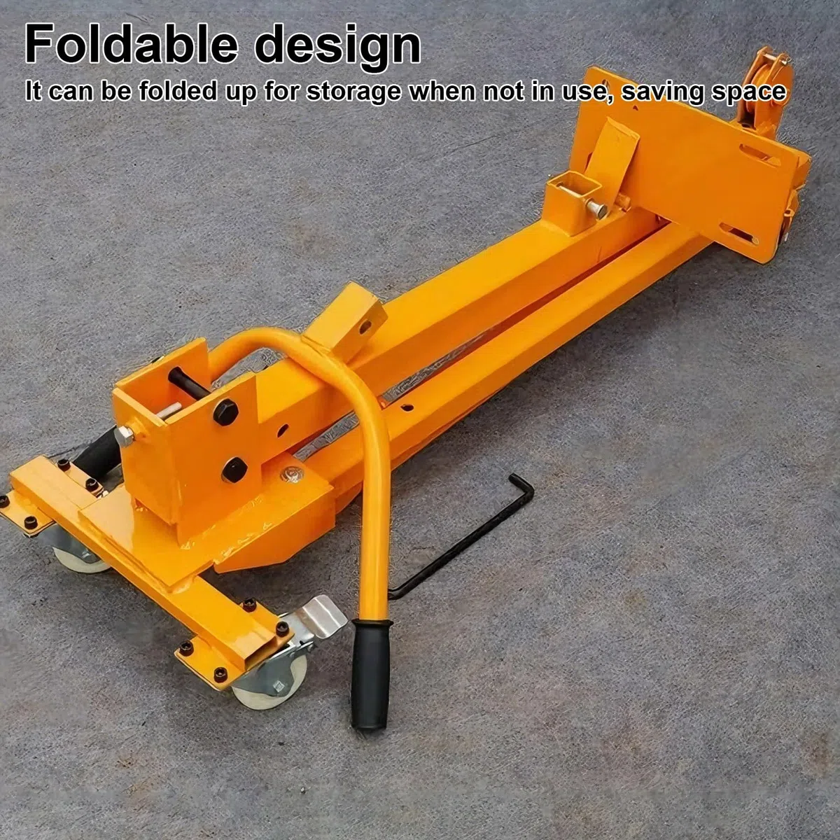 Mobilkran mit manueller Seilwinde - Handbetriebener, kompakter Hebekran, Tragfähigkeit 200 kg