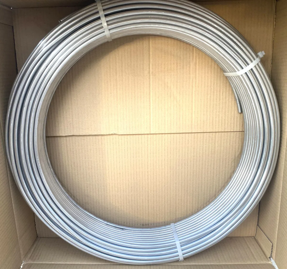 Alu Blitzschutzdraht 10mm (weich, 10 kg Rolle = 74m), Aluminium Draht Runddraht Alu 10mm E-AlMgSi, Alu Blitzableiter, Blitzschutz 10kg
