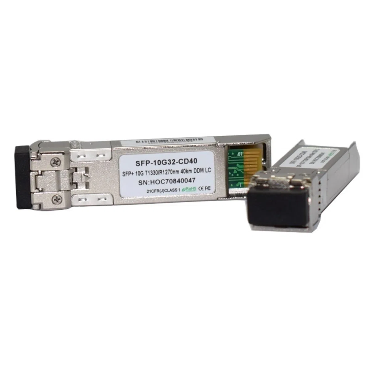 Mini GBIC WDM 10G SFP 40 km 1270/1330 nm LC-Anschluss Dom Starke Kompatibilität