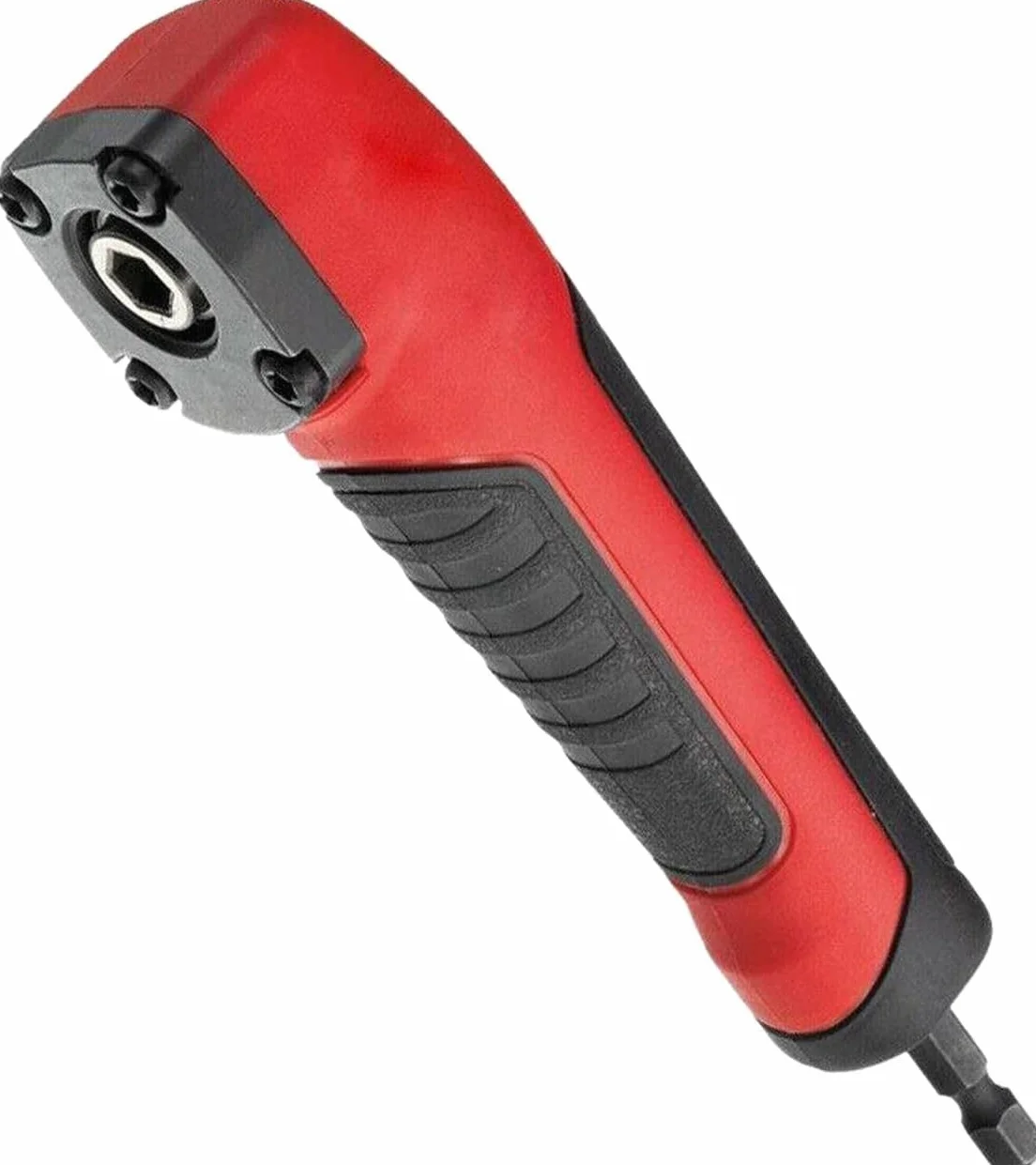 Rechtwinkliger Adapter, Rechtwinkliger Shockwave Adapter, Multifunktionaler Roter 90 Grad Schlagschrauber Bohradapter