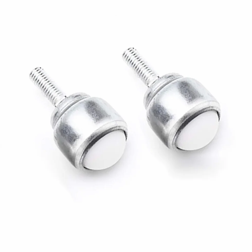 Nylon-Kugellager-Einheit, Tisch-Förderrollenkugel für Getriebesystem, Fütterungssystem (CY-19D, M6 Außengewinde), 2 Stück