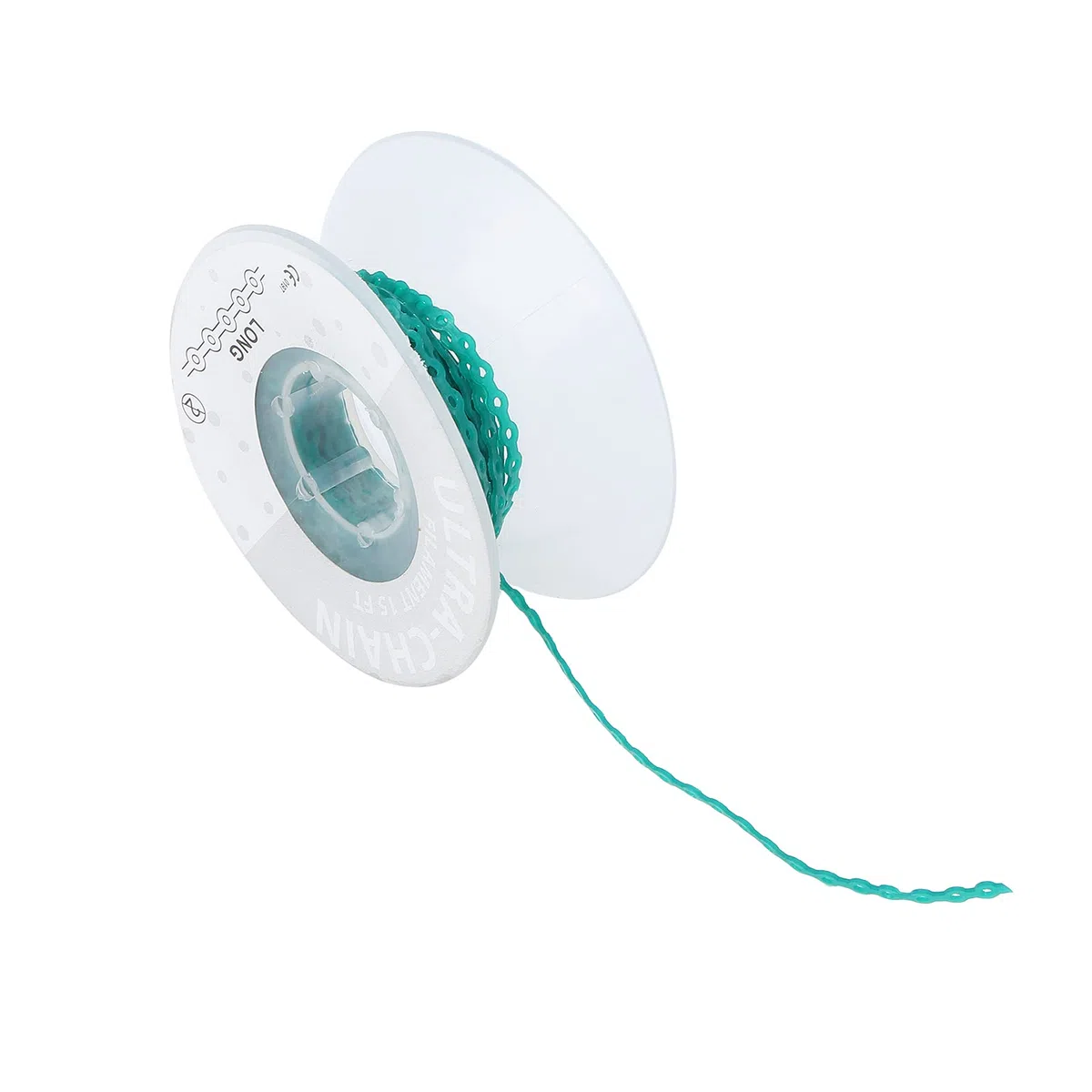 Kieferorthopädische Gummiketten, tragbare elastische Zahnklammer Fütterungskette Zubehör, elastisches Gummiband für kieferorthopädische Behandlung (grün)