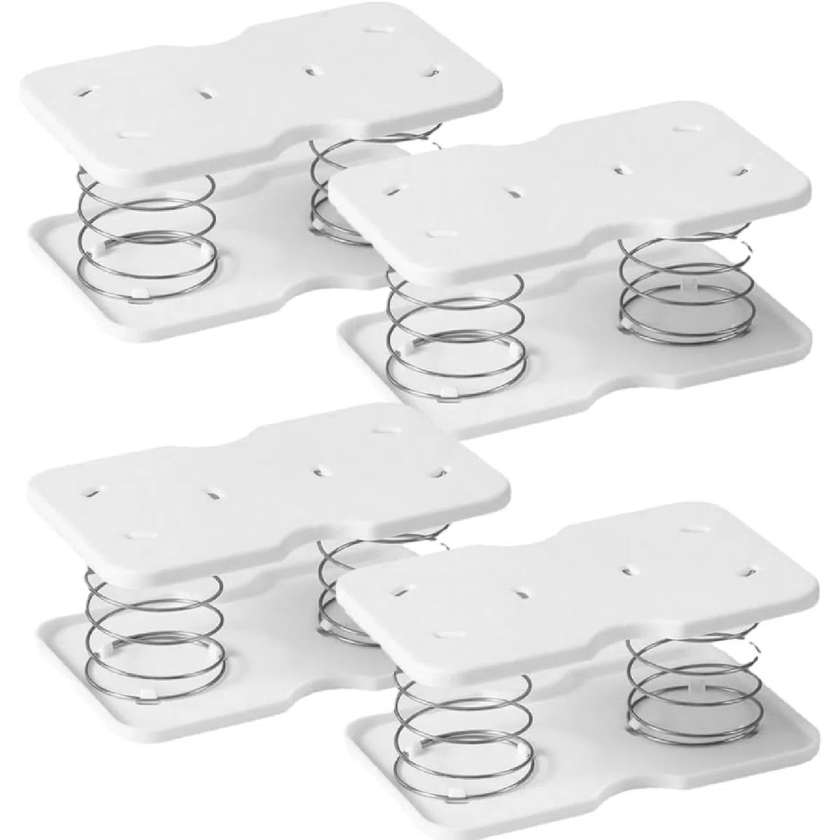 Tissue Box Federhalterung,Tissue Box Spring Support,Tissue-Spender-Federhalterung 4PC Tissue Box Automatisch anhebende Accessories Taschentuchspender Für Tissue Kunststoff Weiß