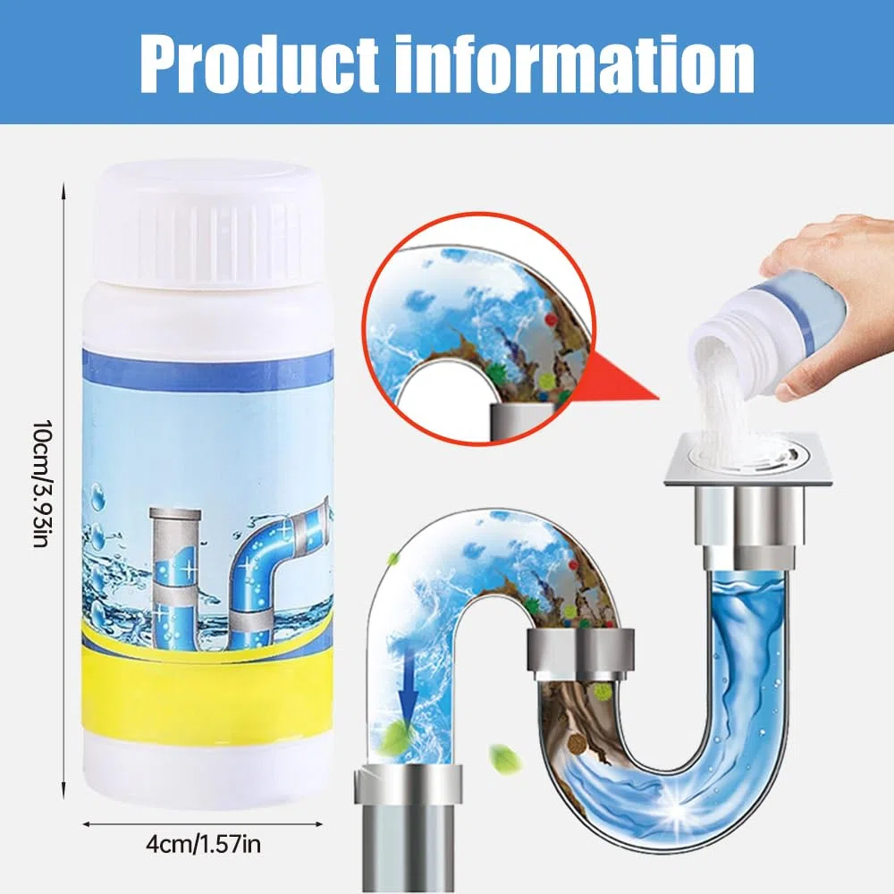 Abflussreiniger Schaum Extra Stark, 2026 Neu Rohrreiniger Extrem Stark, Sink Und Drain Cleaner, Hochwirksamer Rohrreiniger Mit Aktivschaum, für Küche, Bad, Toilette (1)