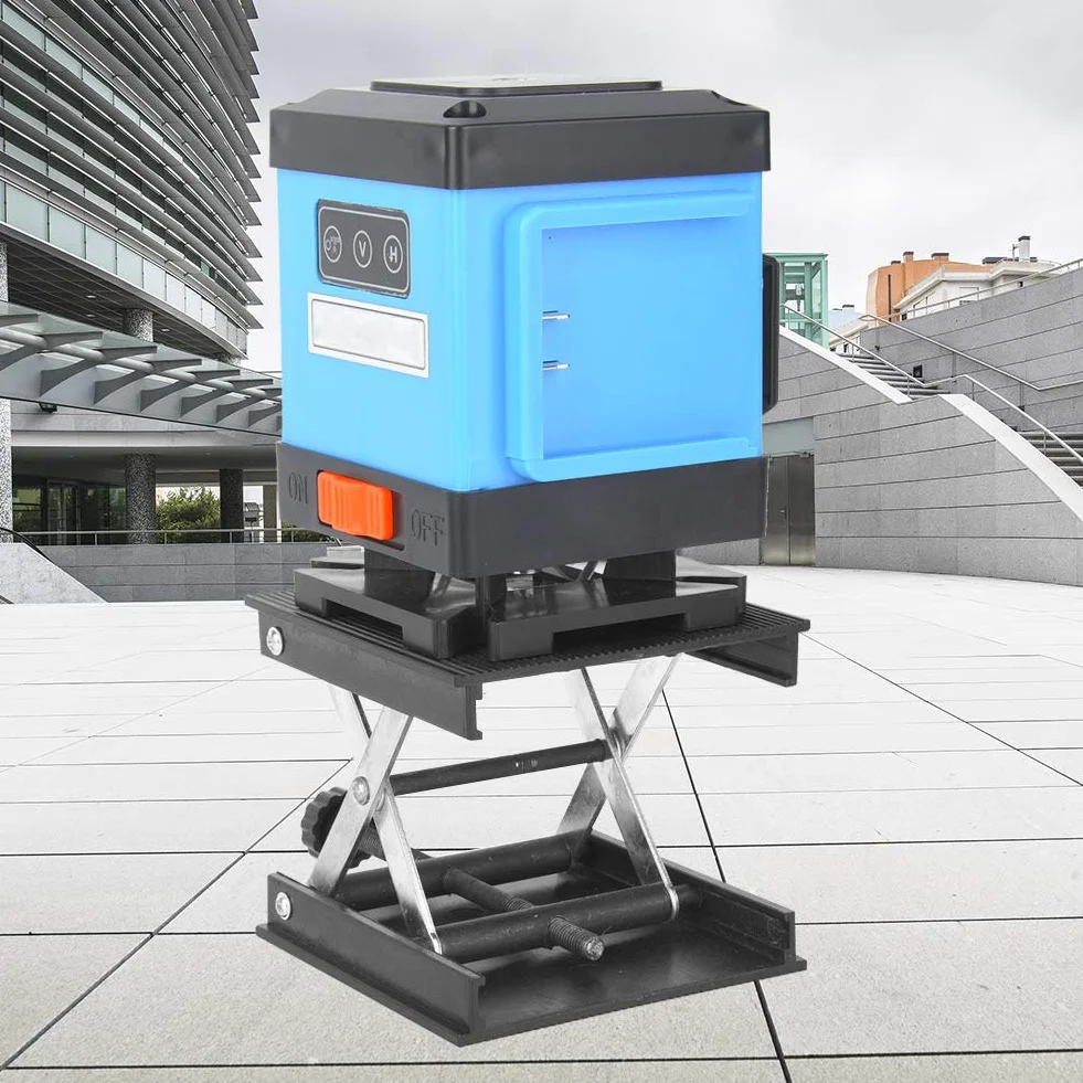 Akozon Lab Jack Stand Tischlift Latory Lift Aluminiumoxid Lab Stand Lifter Wissenschaftliche Scherenhubplattform 90 x 90 mm