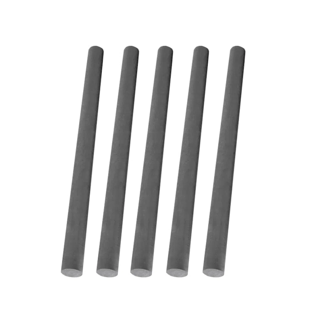 Graphitstab, 99,9% Elektrodenzylinderstab, Kohlenstoffgraphitstab, Länge 100 mm, Durchmesser 3 mm bis 10 mm, 5 Stück(Diameter 3mm)