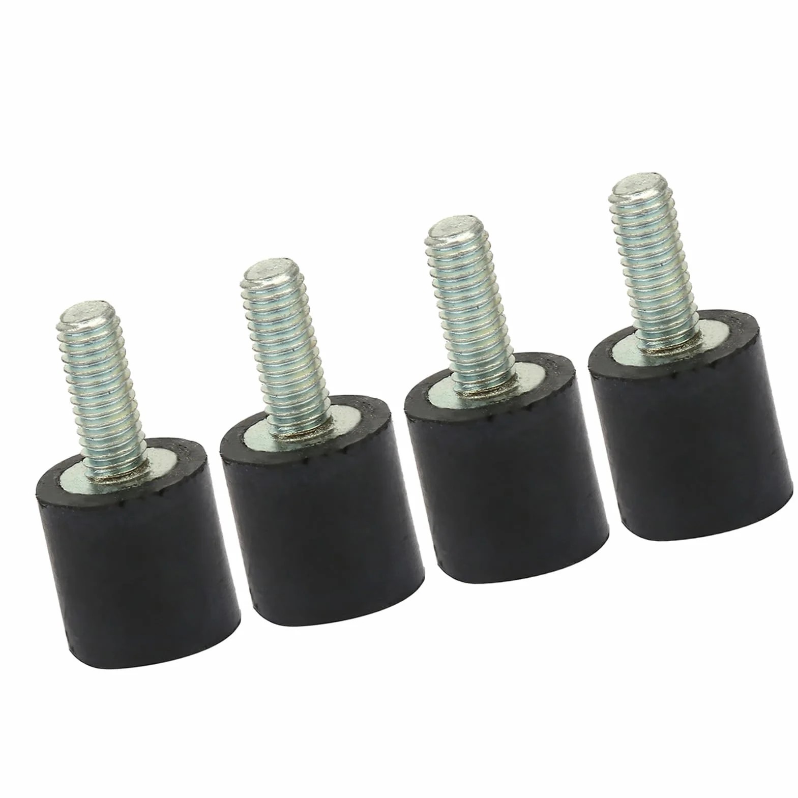 Gummidämpfer, 4 Stück Gummi-Lagerhalterungen mit M3/M5/M6 Bolzen - Stoßdämpfer für Vibrationsschutz