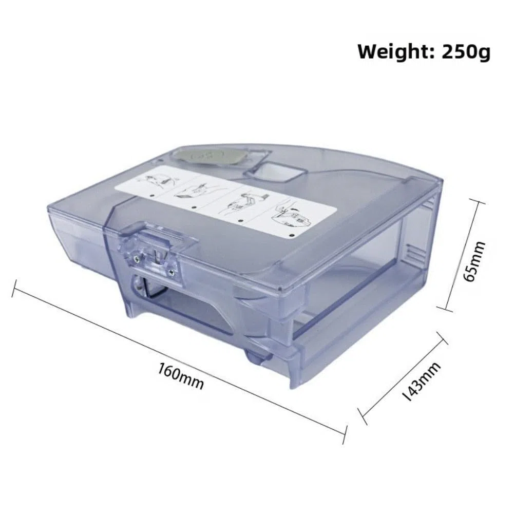 Wassertank und Mülleimer für Roborock Q7 Max/Q7+/T8 Plus, Doppelfunktion 2-in-1-Reinigungsbox mit transparentem Design, kompatibel mit Reinigungsrobotern für zu Hause