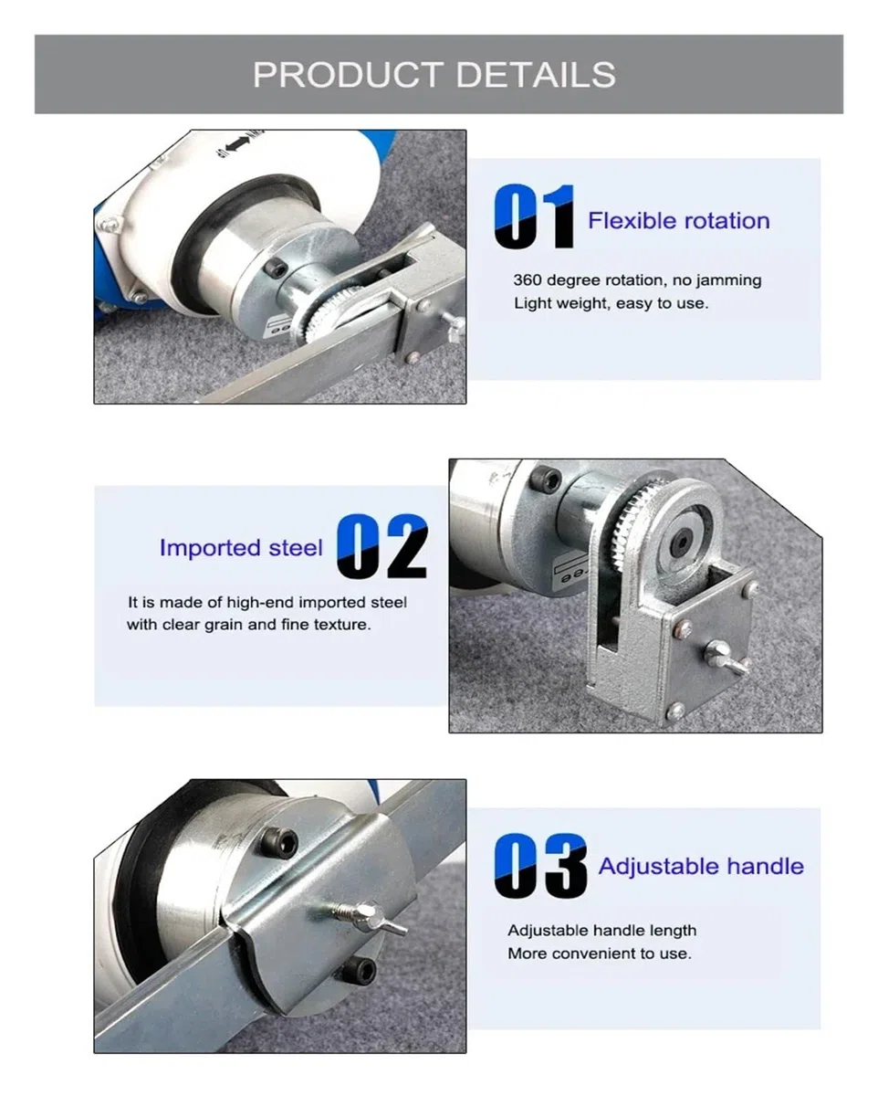 Hochleistungs-tragbare Handwinde, 3 Tonnen Tragkraft, Metallseilzug, schweres Hebezeug mit Handkurbel für LKW, Boot und andere Anwendungen, Blaue Farbe