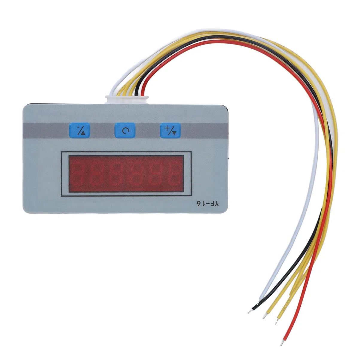 Digitaler 1-999999 6-stelliger Zähler, mit NPN- und PNP-Signaleingangsanschluss, Automatischer Erkennungs-Tally 5‑24V YF‑16 für Industrielle Steuerung